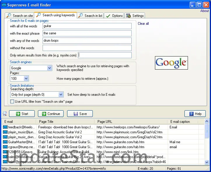 eMail Extractor 3.6.9