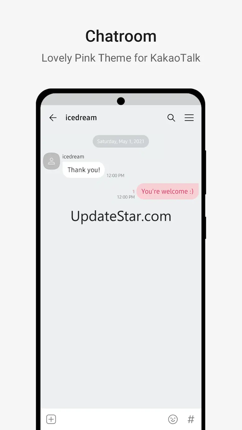 LovelyPink－KakaoTalk Theme 8.0.3