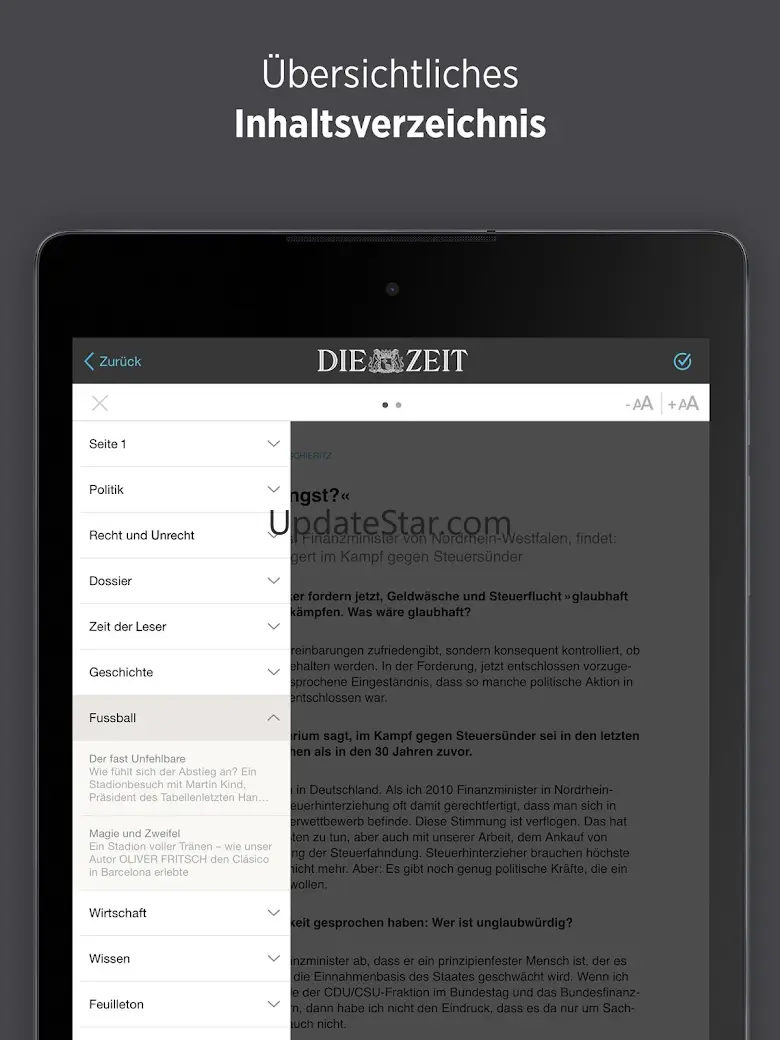 DIE ZEIT E-Paper App 3.0.1
