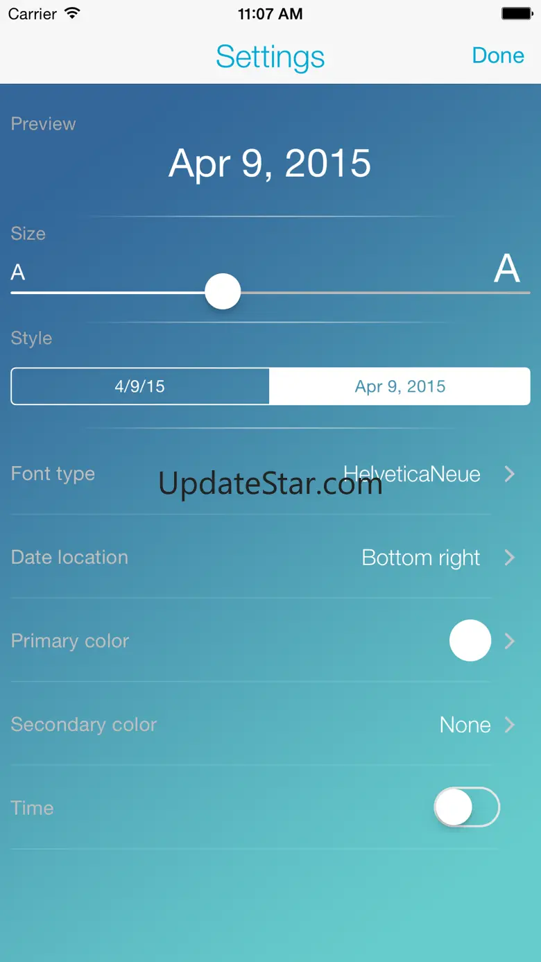 Photo Time Stamp - Easily timestamp your photos 1.1