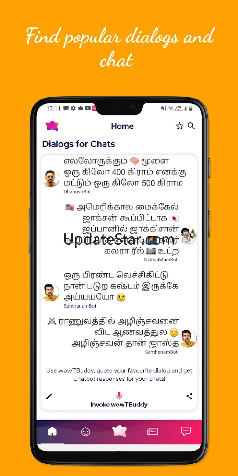 Movie fan app: Tamil stickers, v 23/03-2
