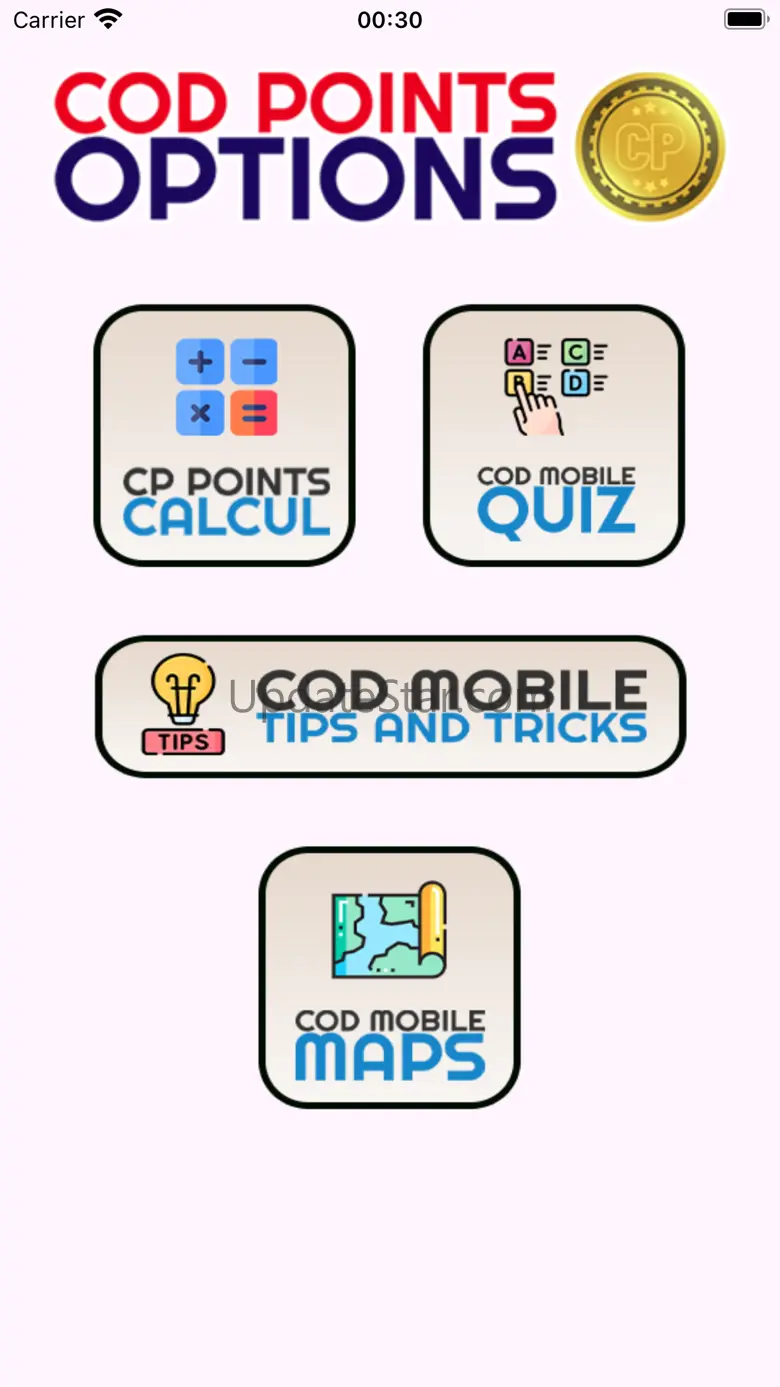 COD Points Options: COD Mobile 1.0