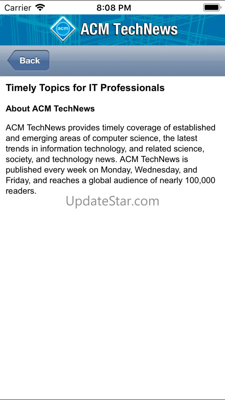 ACM TechNews v1.1