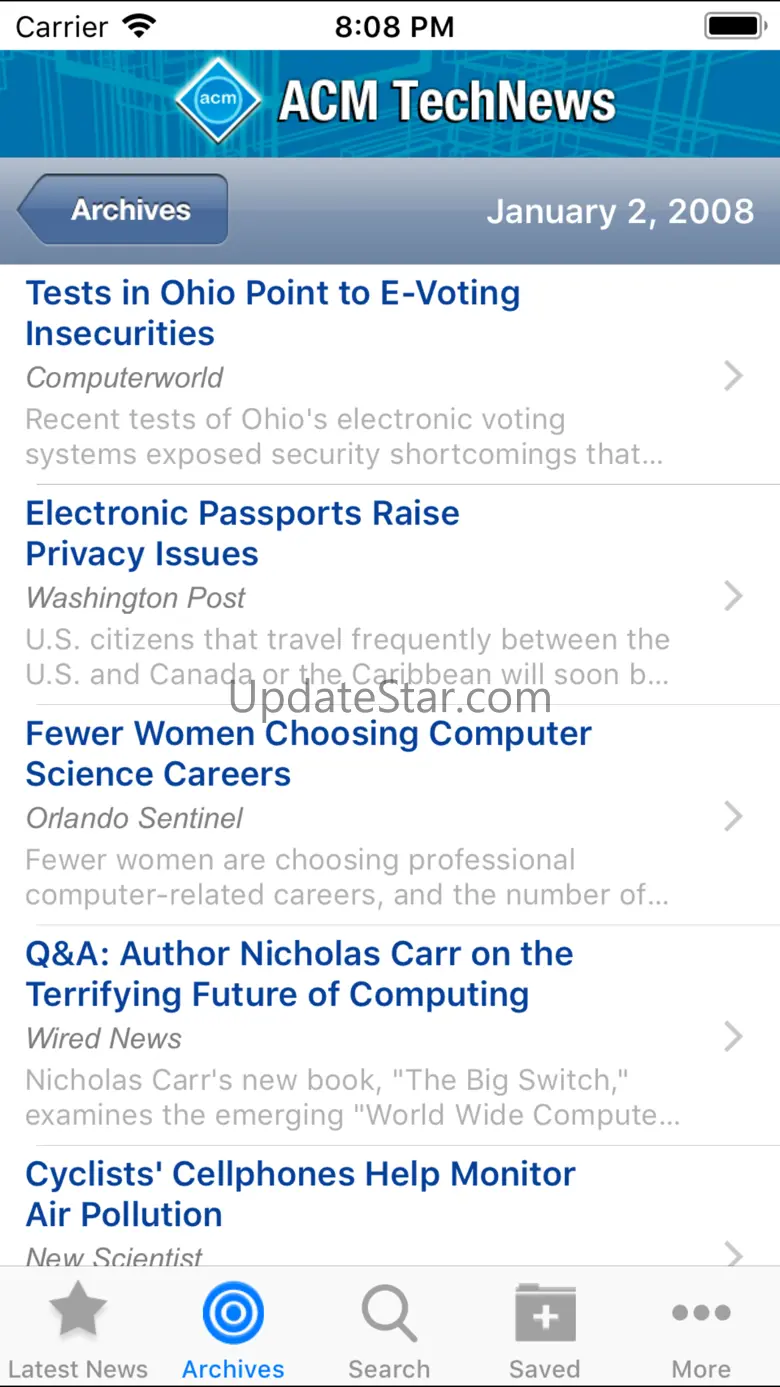 ACM TechNews v1.1