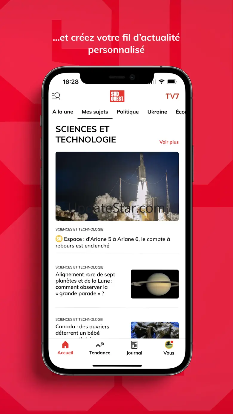 Sud Ouest : l'info en continu 7.0.50