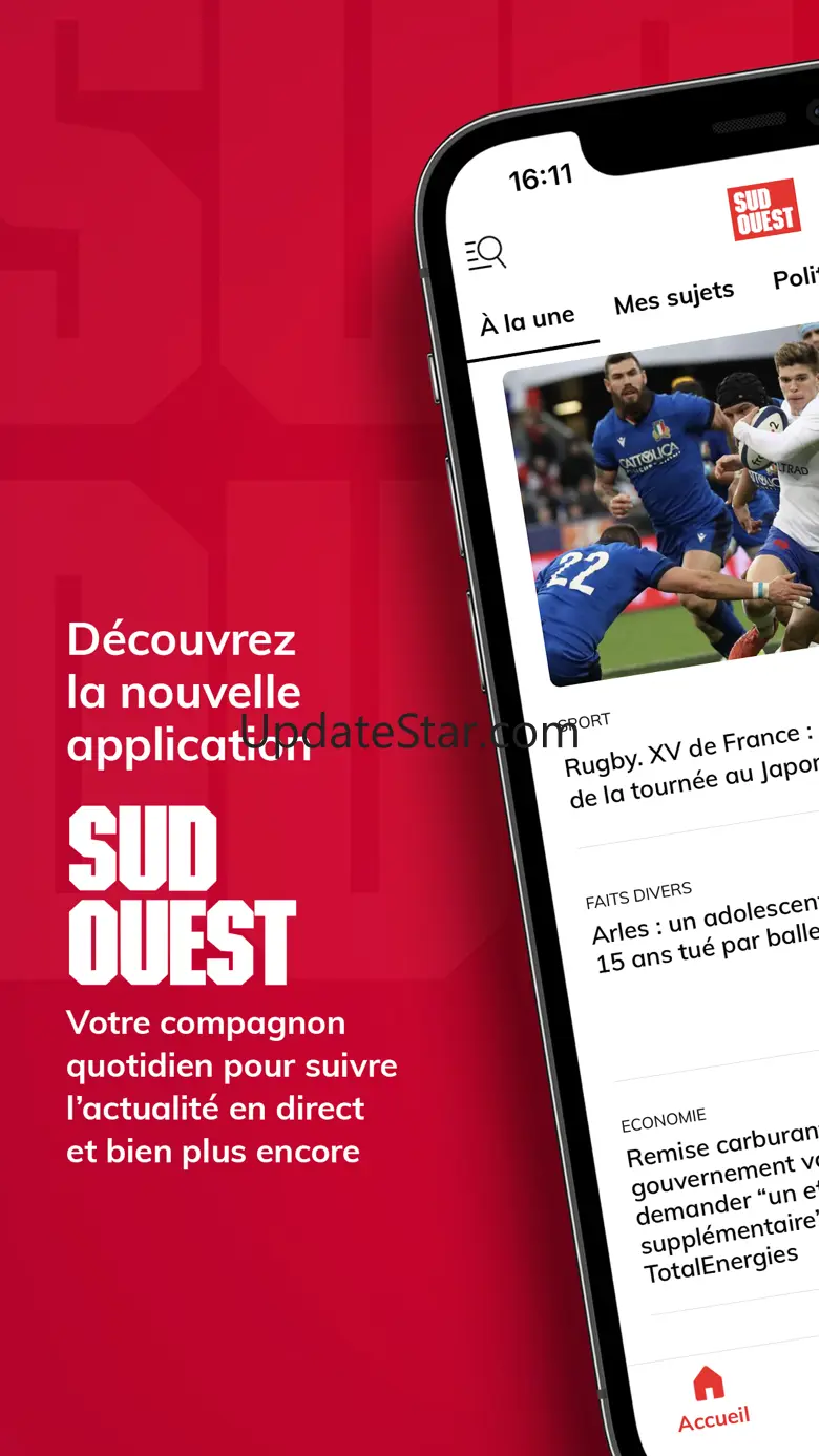 Sud Ouest : l'info en continu 7.0.50