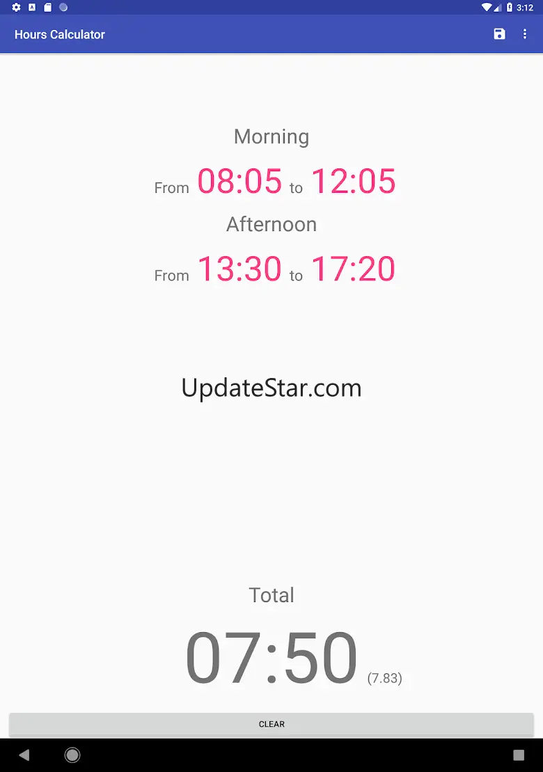 Hours Calculator 2.1b