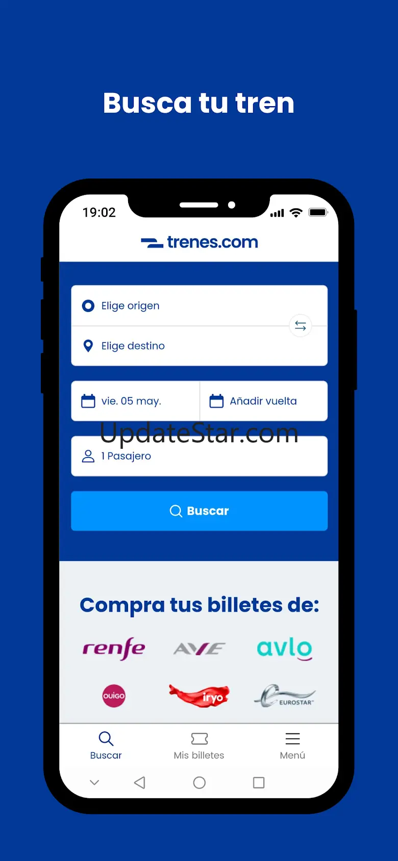 Trenes.com Billetes tren y AVE 7.0