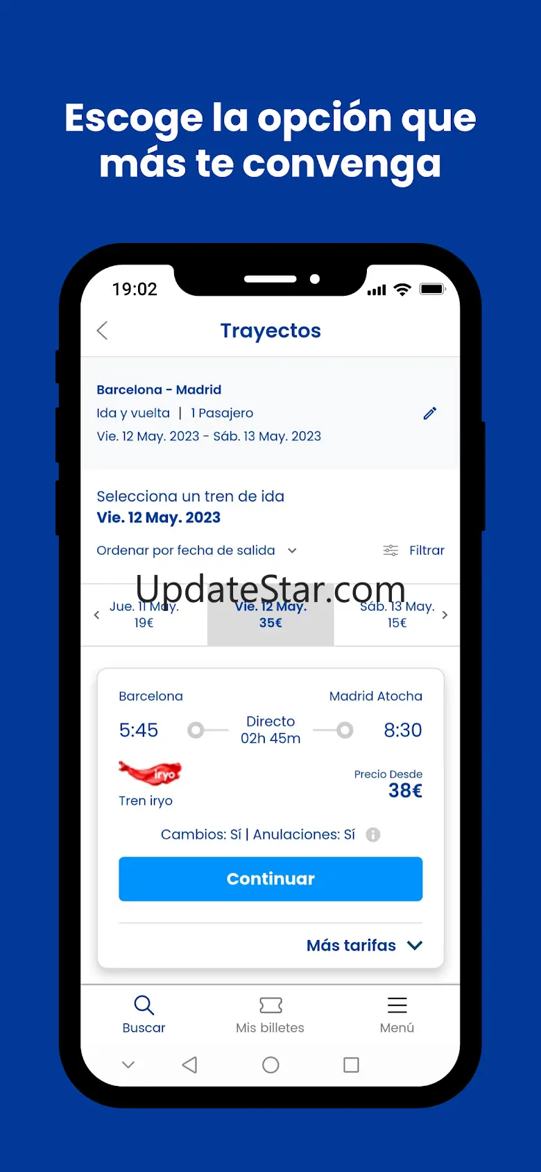 Trenes.com Billetes tren y AVE 7.0