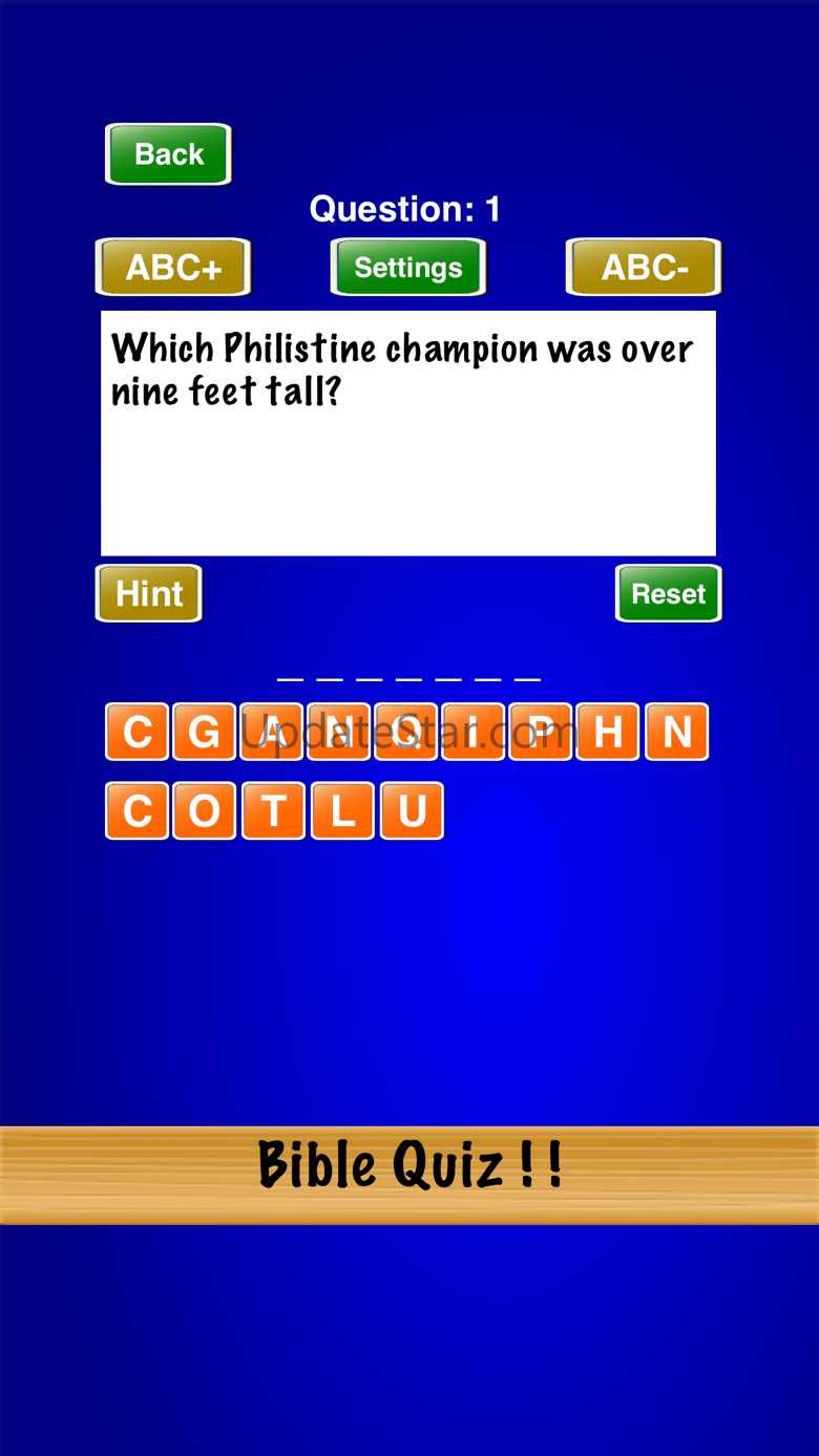 Bible Quiz ! ! 2.0