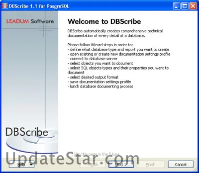 DBScribe for PostgreSQL 1.2