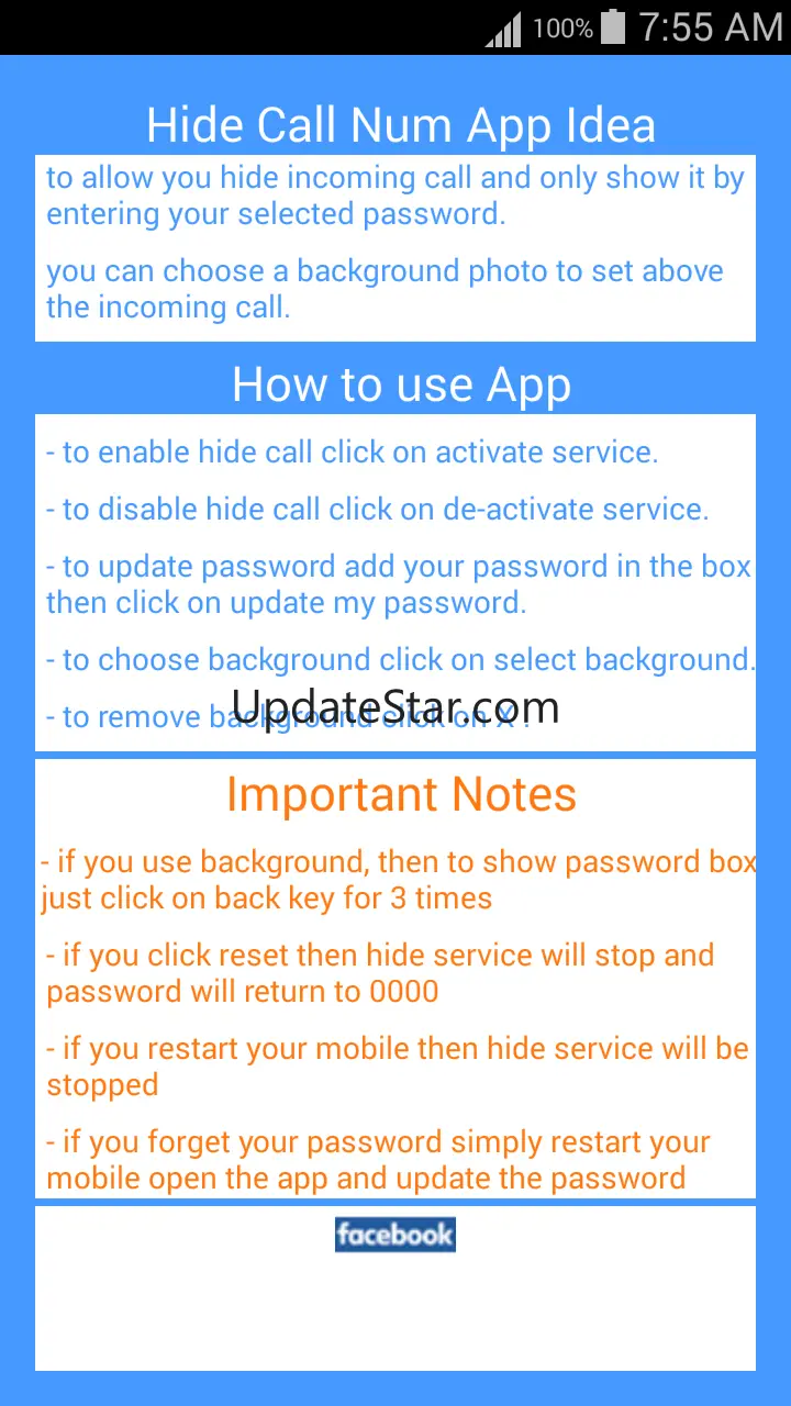 Hide Call Num v2.0
