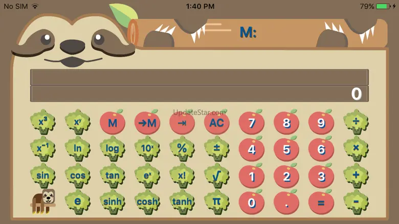 Sloth Calculator 1.0