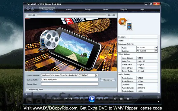 Extra DVD to WMV Ripper 4.7