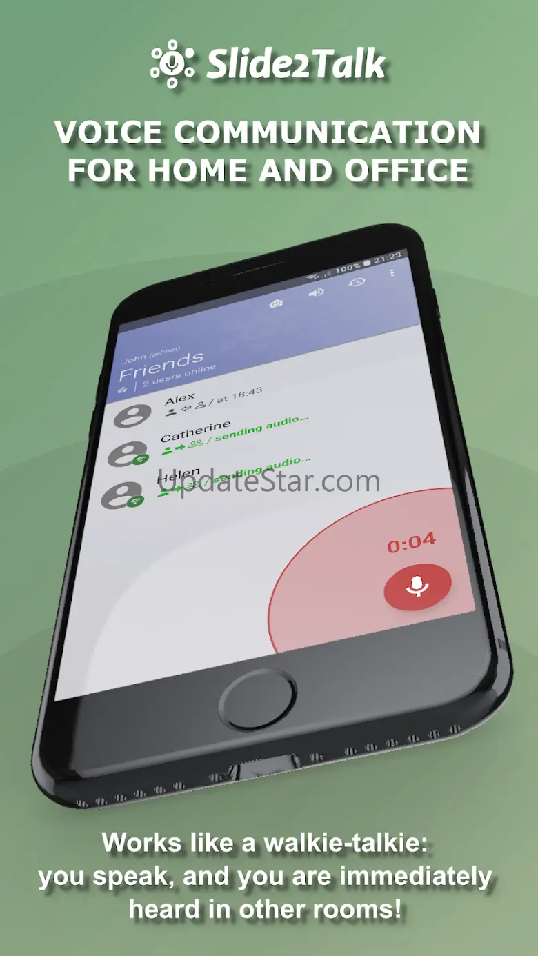 WiFi Walkie Talkie Slide2Talk 1.12.6