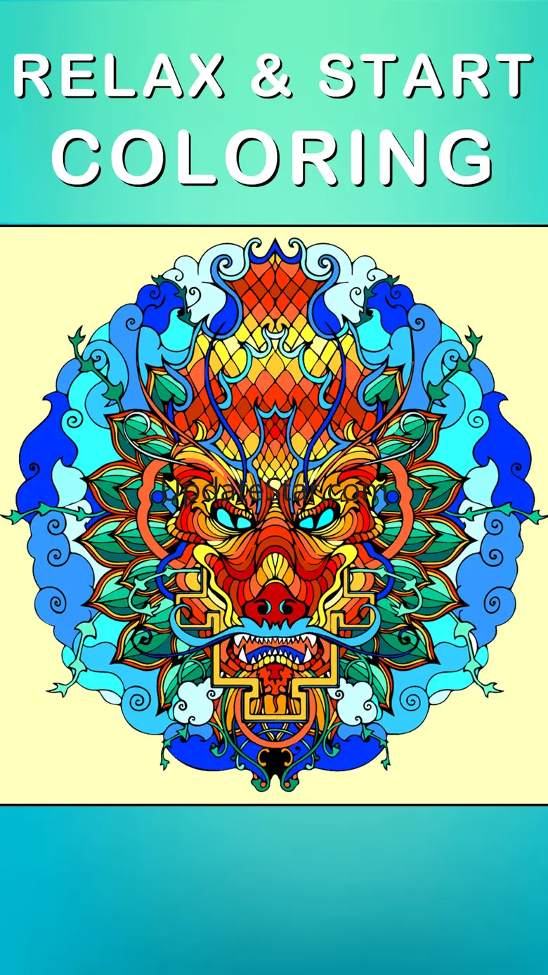Colorpeutic: Adult Coloring Book, Deep Relaxation 1.0