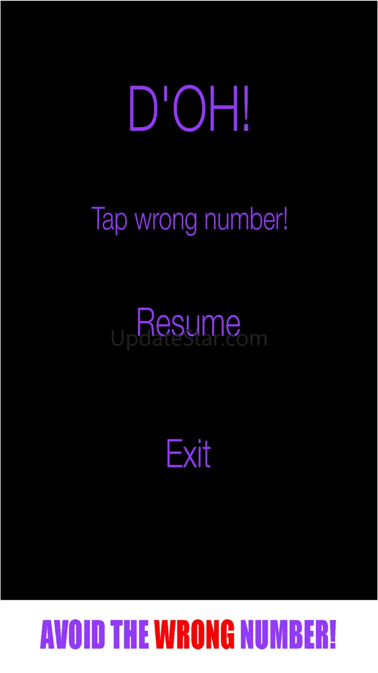 Don't Touch The Wrong Numbers - Quick Agility & Reactions Race Against Time And Clock Test 1.0