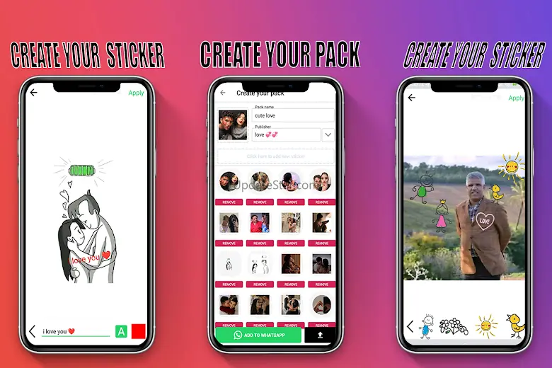 stickers romantic animated 1.0