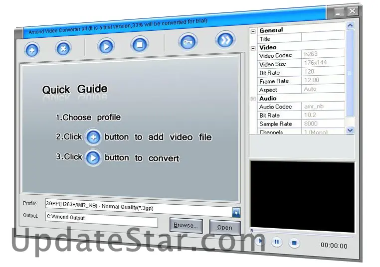Amond DVD to iPod/PSP/3GP/MP4/Zune/AppleTV/AVI Converter 2.14