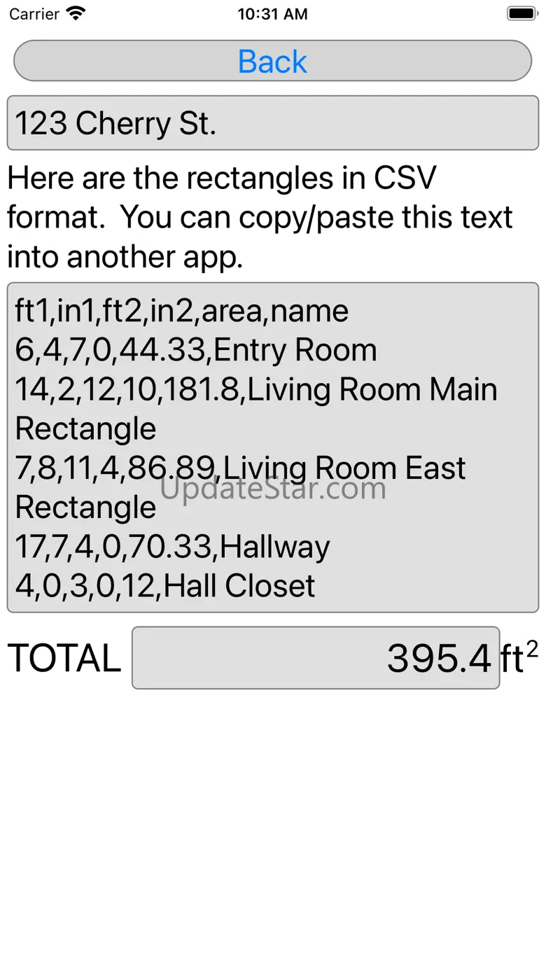 Square Feet Calculator Utility 1.2