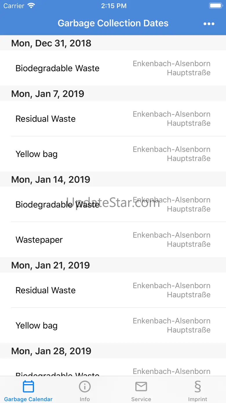 Garbage Guide KL County 1.40