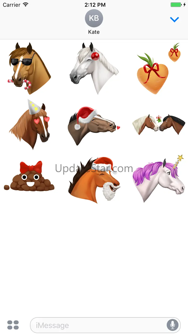 Star Stable Christmas Stickers 1.0