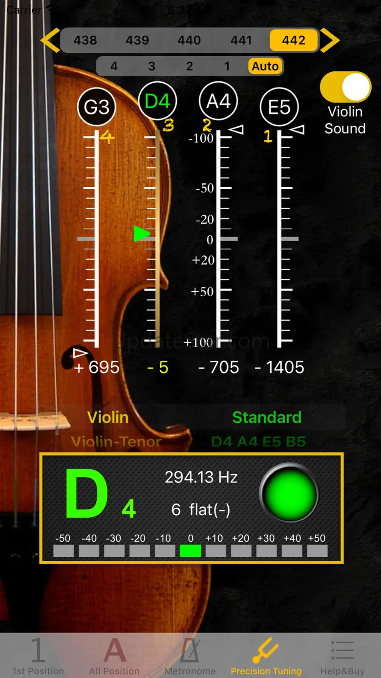 Violin Tuner - Pitch 3.6