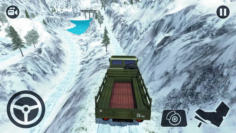 Off Road Army Truck Parking Sim - Snow Driving 3D 1.0