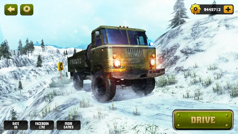 Off Road Army Truck Parking Sim - Snow Driving 3D 1.0