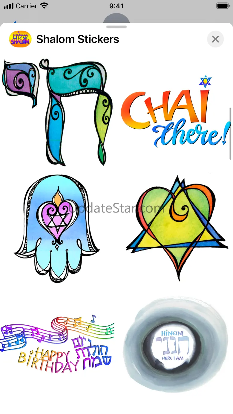 Shalom Stickers 1.0.1