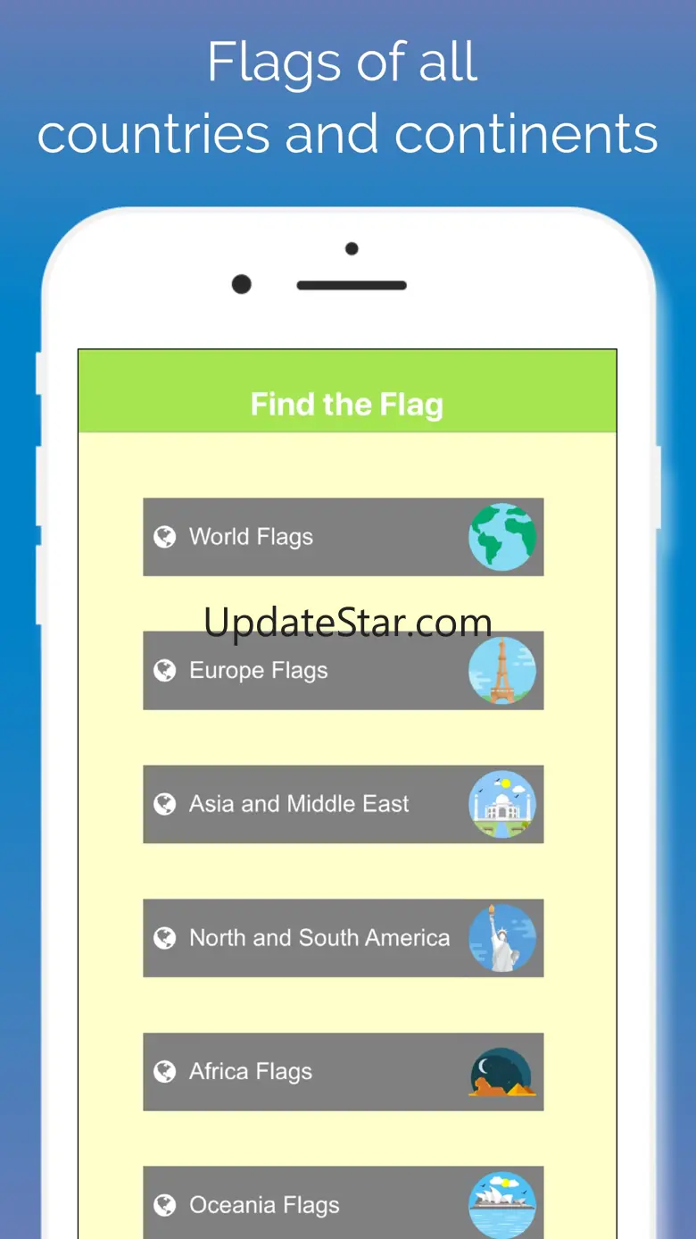 Flags Quiz, Find All Countries 1.4