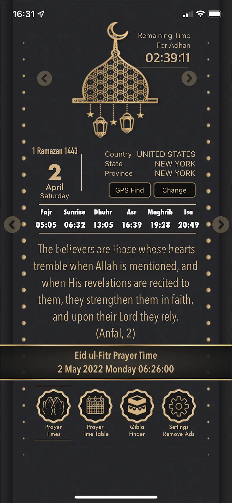 Namaz Vakitleri Ramadan 2024 1.0.10