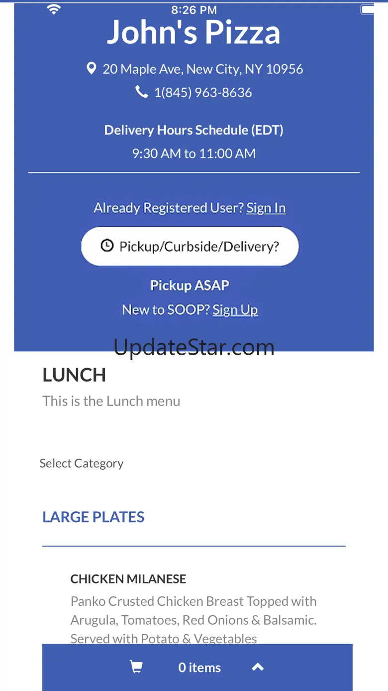 SOOP online ordering system 4.3.0