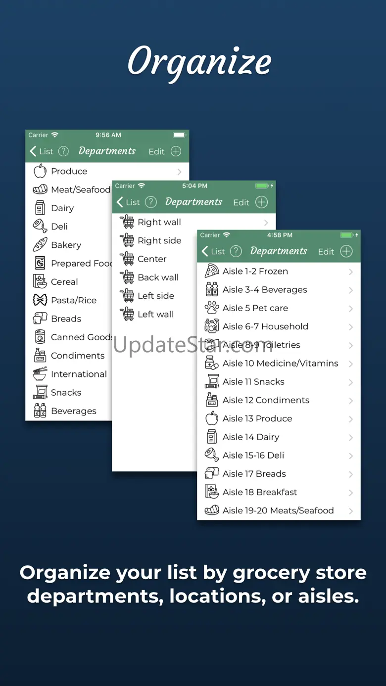 The Grocery List : Mobile 1.0