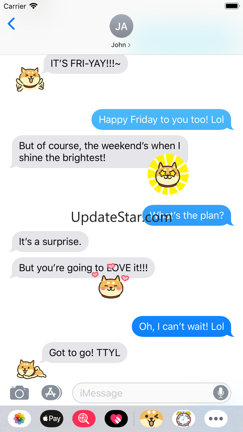 Shiba Moji - Dog Stickers 1.0