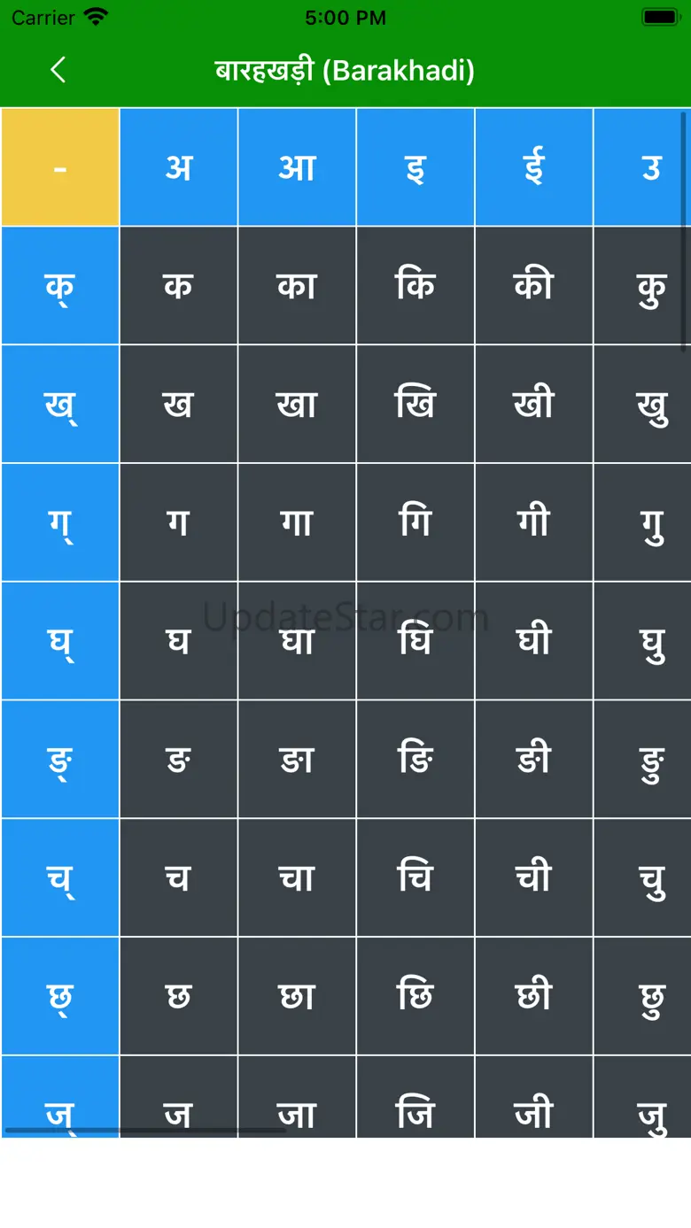 Write Hindi Alphabets 2.1.33