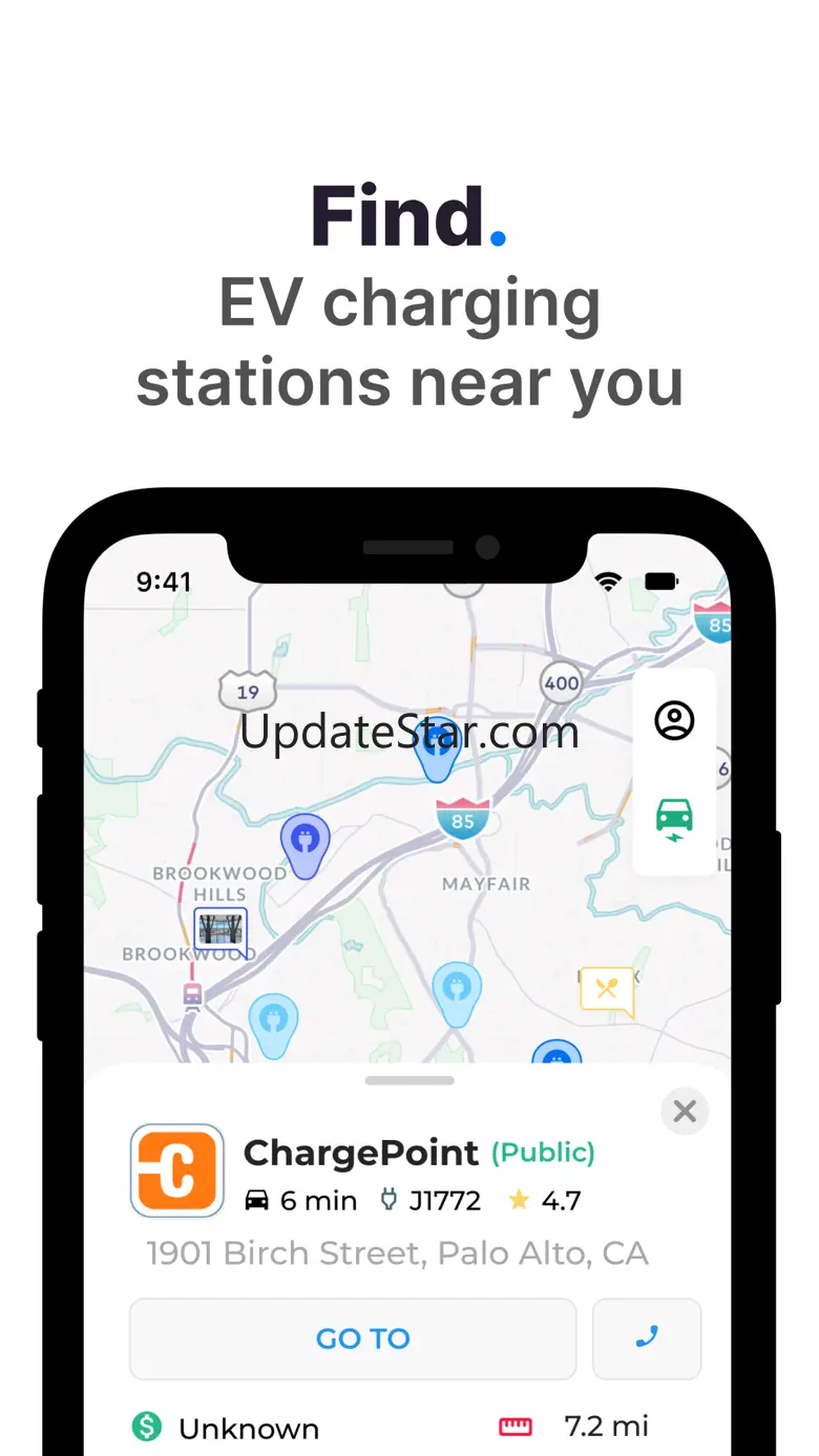 Charge App: Tesla/EV Map 0.3447541