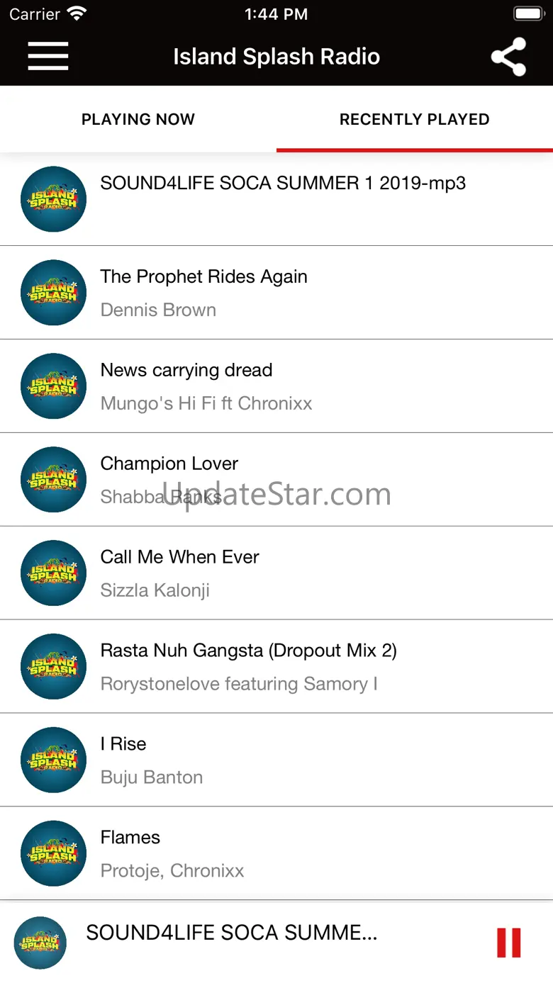 Island Splash Radio 1.0