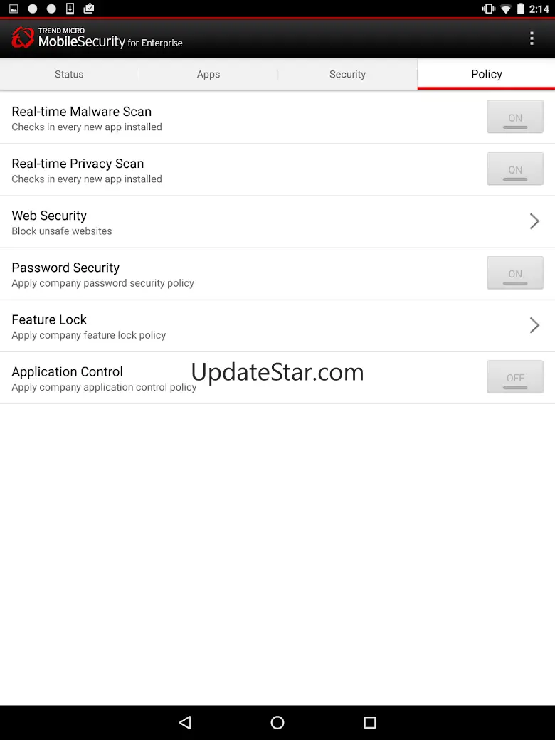 Enterprise Mobile Security 9.8.2183
