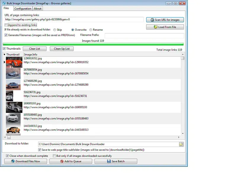 Bulk Image Downloader 6.56
