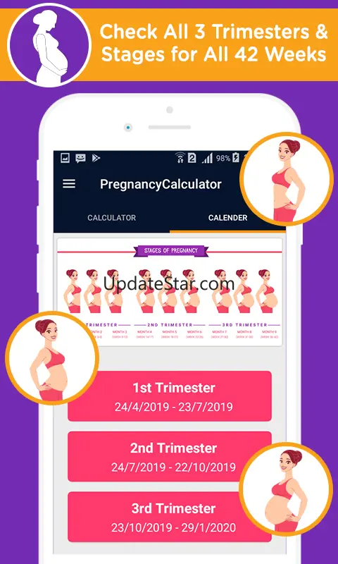 Pregnancy calculator, duedate 1.1
