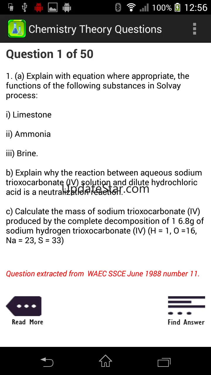 Full Chemistry Questions 1.0