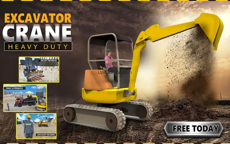 Excavator Crane Simulator Game 1.23