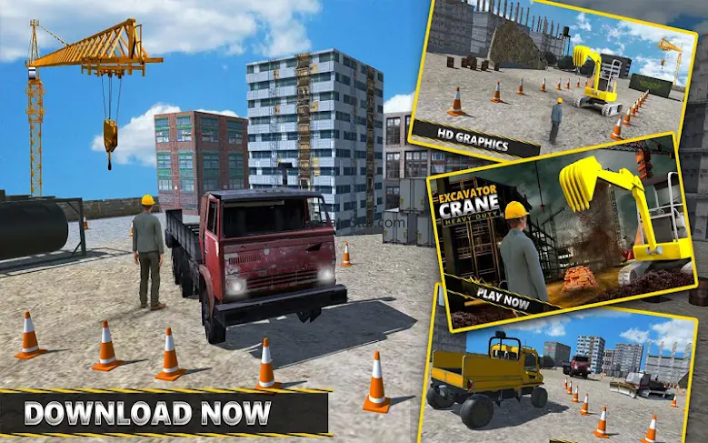 Excavator Crane Simulator Game 1.23