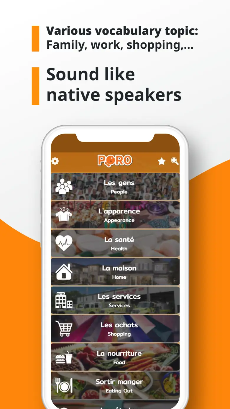 PORO - French Vocabulary 4.0.1
