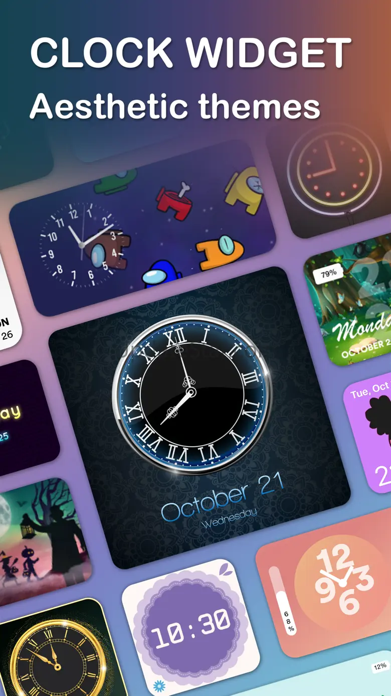 Clock Widget - Custom themes 1.0
