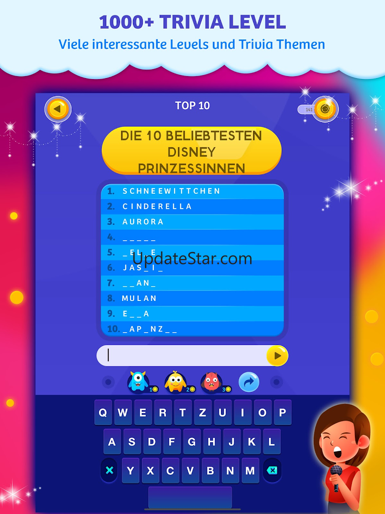 Top 10 Trivia Quiz Quizfragen 3.6