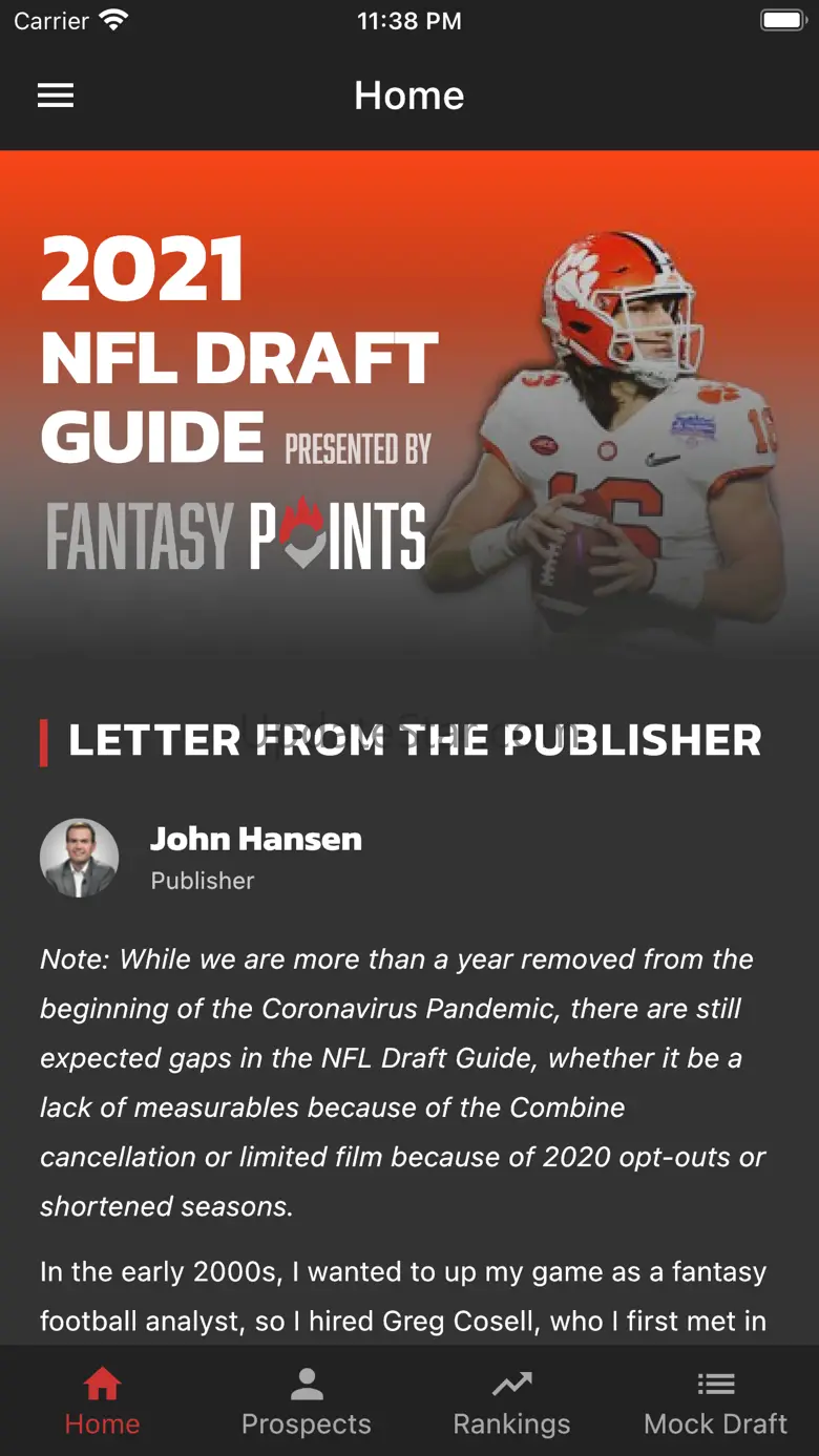 Fantasy Points Prospect Guide 3.0.0