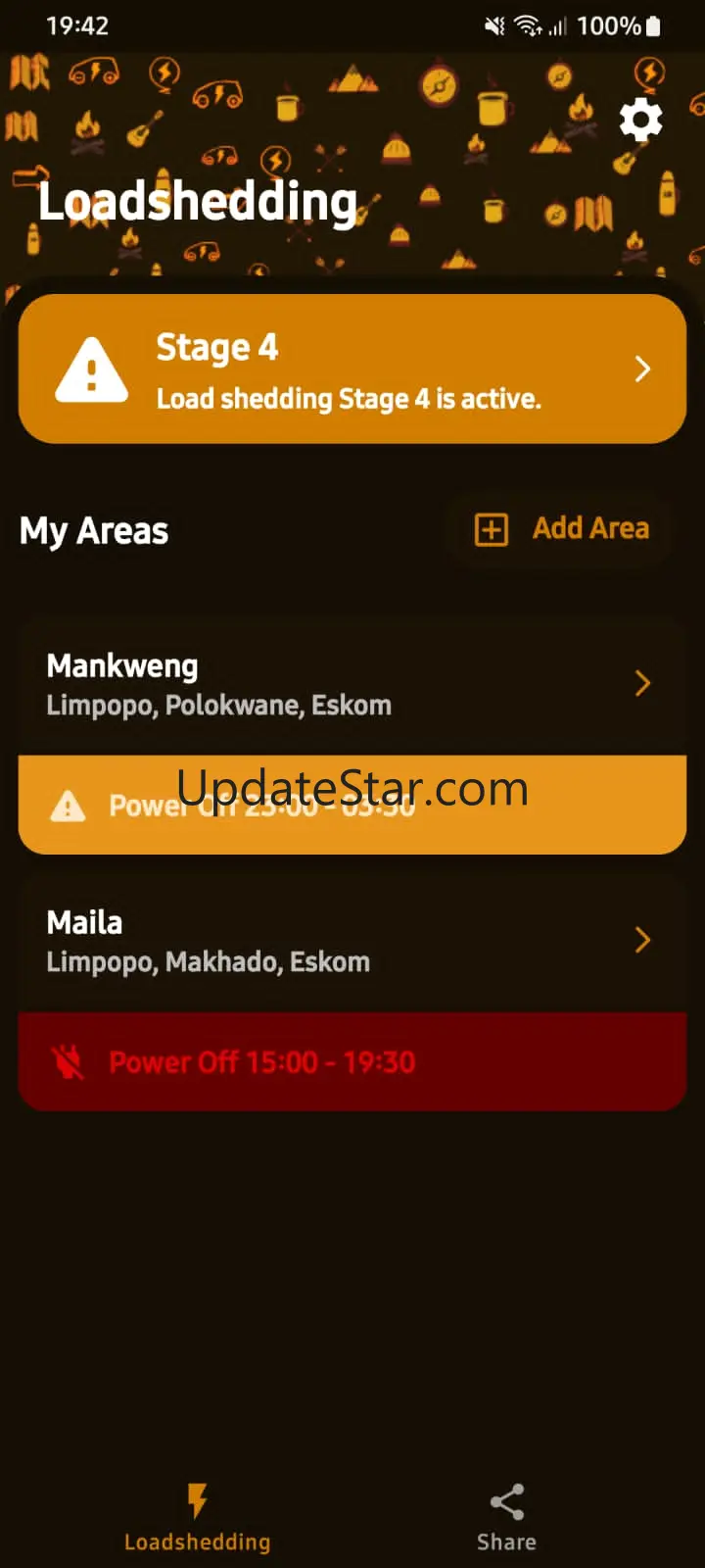 Loadshedding App - Eskom Schedule