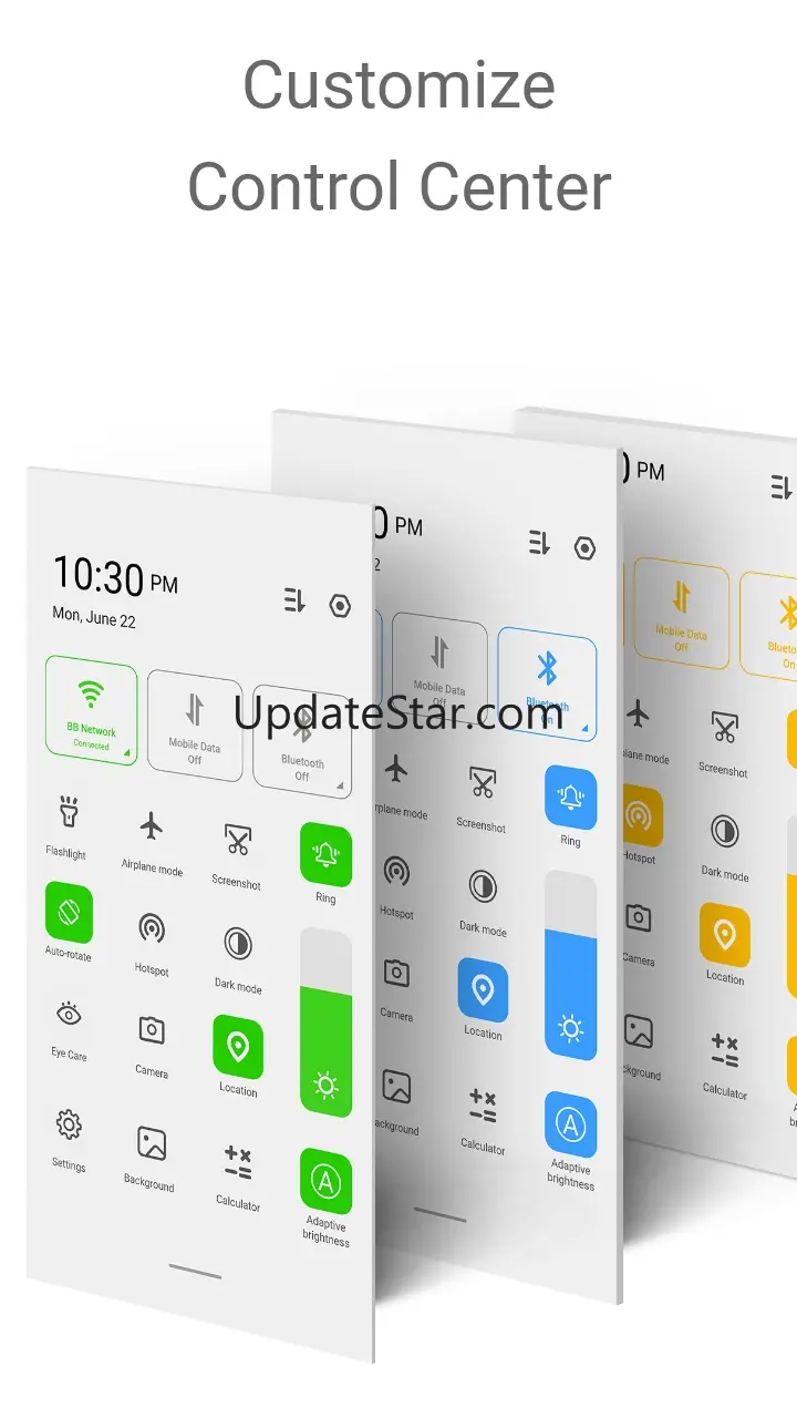 Infinix Style Controls menu 2.0